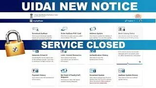 Aadhaar Service Closed 😭 How to update aadhar card online || Aadhar card me || Aadhaar Correction