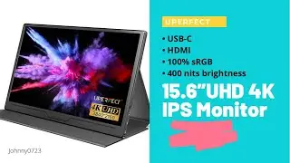 UPerfect 4K IPS UHD Portable Gaming Monitor - Quick overview and demo