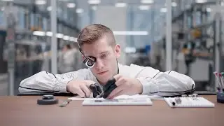 IWC Watchmaker assembles the Ingenieur Automatic 42 in Black Ceramic (Ref. IW338903)