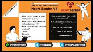 HeartSender V4 Full Installation Video Tutorial  Step by step configure Heart Sender V4   Sms sender