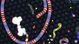 Slither.io 1 Troll Pro Snake vs Giant Snakes  Epic Slitherio Gameplay