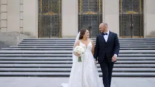 BK and Paige - Wedding at Indianapolis Central Library