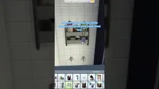 Sims 4 Easy Build hack for a Custom shower 