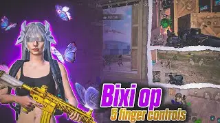 Bixi op 5 finger controls insane clutches |BGMI CLUTCH| 🔱