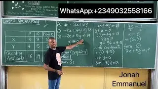 Linear Programming 1 (Graphical Method) 