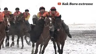 Kok Boru extreme: Alamudun vs Chui-Tokmok / slow motion