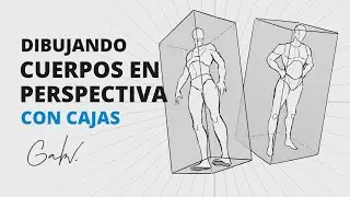 Dibujando Cuerpos en Perspectiva con Cajas Tutorial ✍🏽🤓