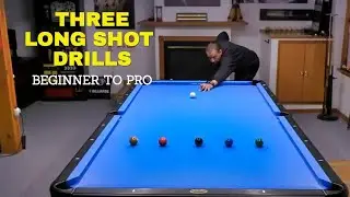 LONG SHOT DRILLS - Beginner to Pro - Make it Your Own - (Free Pool Lessons)