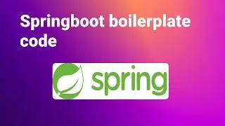 Creating a Spring Boot 