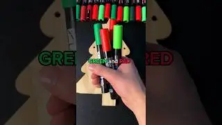 Drawing, But ONLY Using Christmas Colors… (