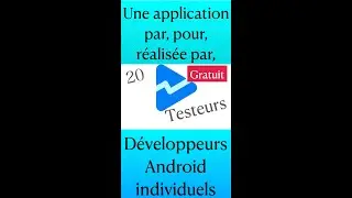 Comment obtenir 20 testeurs pour un test fermé de 14 jours. #shorts #androiddeveloper #googleplay