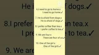 Common errors