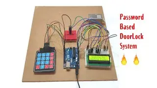 Keypad Based Door Lock System using Solenoid and MOSFET | Arduino project