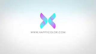 "Happy Color" logo reveal