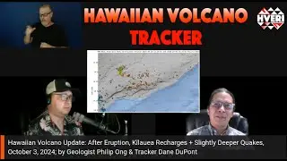 Hawaiian Volcano Update: After Eruption, Kīlauea Recharges + Slightly Deeper Quakes, October 3, 2024