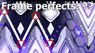 Cosmic Cyclone with Frame Perfects counter — Geometry Dash