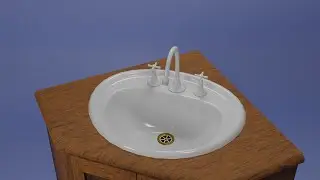 3D Modeling a Sink in Blender