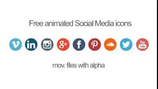 Free animated Social Media icons (download)