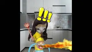 BANANA CAT 🍌🐱 BABY EATS PEPPERS AND BREATHES FIRE 