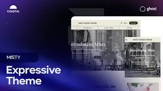 Expressive Blog Theme for Ghost - Misty Preview