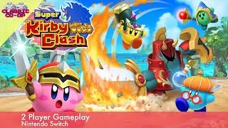 Super Kirby Clash Gameplay | 2 Player Co-op | Nintendo Switch