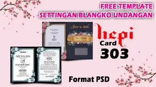 TEMPLATE SETTINGAN BLANGKO UNDANGAN HEPI SERI  303