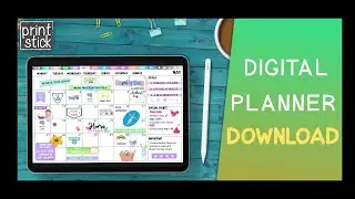 iPad Digital Planner for GoodNotes, Notability etc Download - Get Started Digital Planning #1
