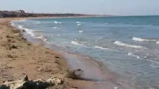 накат на Азовском море. Крым