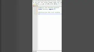 How to Create a Root Window Using Python's Tkinter 