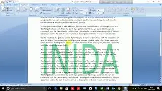 use of watermark in MS Word