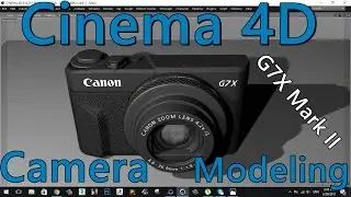 CINEMA 4D | CAMERA | MODELING | TUTORIAL | Canon PowerShot G7 X Mark II