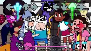 fnf Finn & Mordecai vs Steven Universe