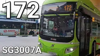 [SMRT]DEBUT!| SG3007A on Trunk Service 172-volvo B5LH MCV Evora