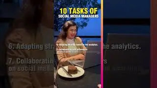 10 tasks of Social Media Managers