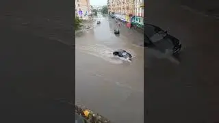 Воркута, летний ливень
