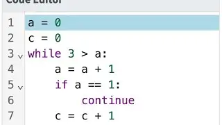 Python While Loops: Continue Statement State Transitions
