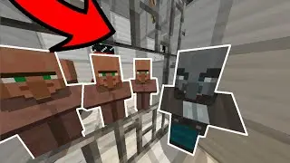 EVIL RESIDENT CAPTURED THE INHABITANTS OF THE VILLAGE. IN MINECRAFT 100% TROLLING TRAP