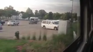 Departing Holland, Michigan on Amtrak #371 pere marquette