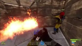 Рейд коктейлем молотовая от - ДЕРЖИ ДВЕРЬ. RUST/РАСТ