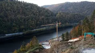PRŮBĚH STAVBY BEZPEČNOSTNÍHO PŘELIVU NA ORLÍKU