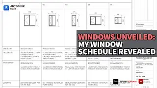 Window Schedule in Revit 2024 | Revit Tutorial