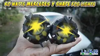 HJG Y shape Mercedes Fog Lights for Motorcycle & Car