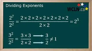 WCLN - Math - Dividing Powers