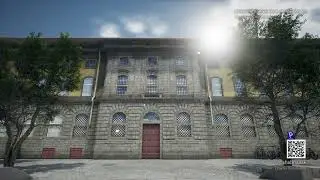 Large Modular Building, Unreal Engine close-up