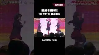 Bands Before They Were Famous Part 11 #shorts #impericon #babymetal