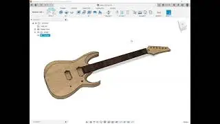 3d моделирование электрогитары. Часть 7