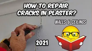 How to repair cracks in plaster walls and ceilings? A detailed study on plastering!! 