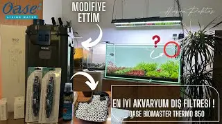 AKVARYUM DIŞ FİLTRE KUTU AÇILIM VE İNCELEME / OASE BİOMASTER THERMO 850 #akvaryum #aquascape