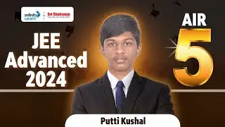 Putti Kushal Secured AIR 5 in JEE Advanced 2024 | #jeeresults #jeeadvancetopper #jeeadvanced2024
