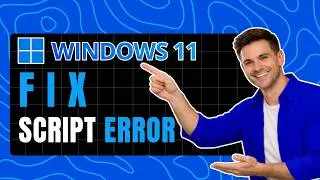 How to Fix Windows Script Host Error in Windows 11 - Script Host Solved